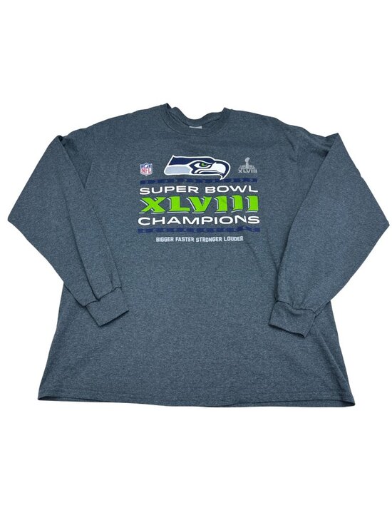 Gildan Other - NFL Team Apparel Seattle Seahawks Super Bowl XLVIII Champions XL LS T-Shirt
